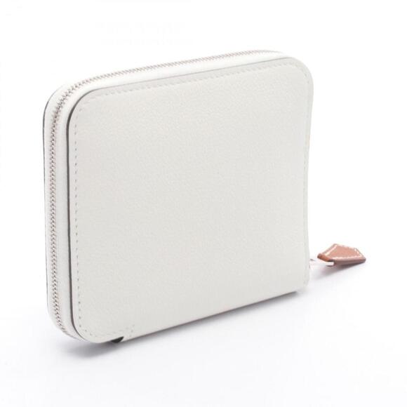 HERMES White Leather Wallet - Picture 2 of 6
